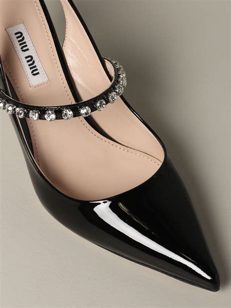 miu miu shoes black